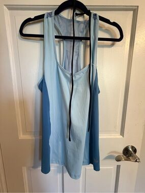 Crowned Athletics Cinderella Light Blue Racerback Tank Top Medium